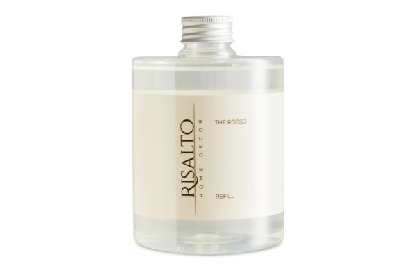 Набор подарочный Risalto Murano ваза Белое золото, рефилл The Rosso 500 мл, палочки 30 см