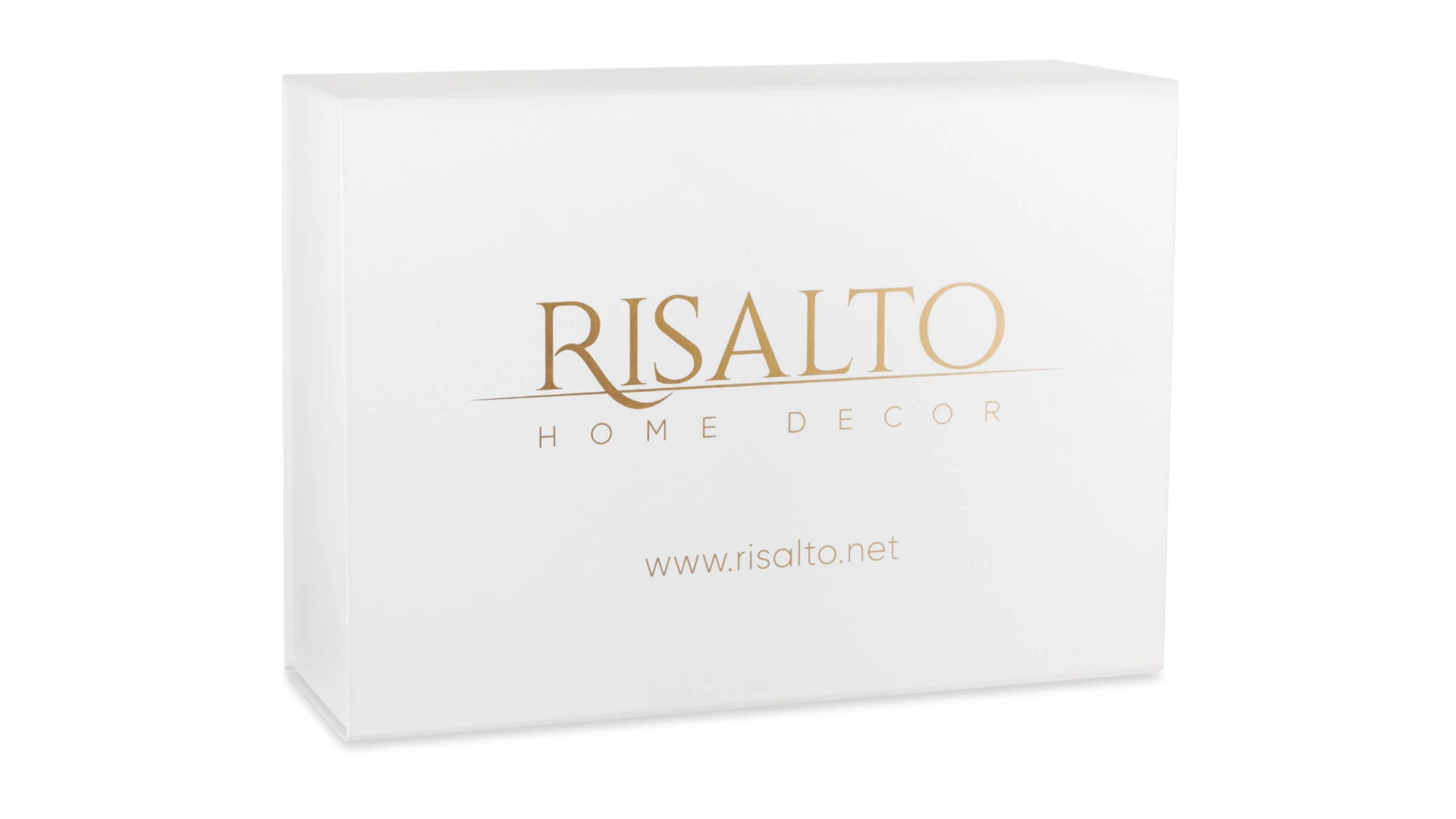 Набор подарочный Risalto Murano ваза Белое золото, рефилл The Rosso 500 мл, палочки 30 см