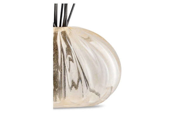 Набор подарочный Risalto Murano ваза Белое золото, рефилл The Rosso 500 мл, палочки 30 см