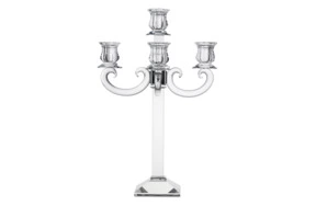 Канделябр на 5 свечей Decor de table Хрустальное вдохновение 29х29х45 см, хрусталь