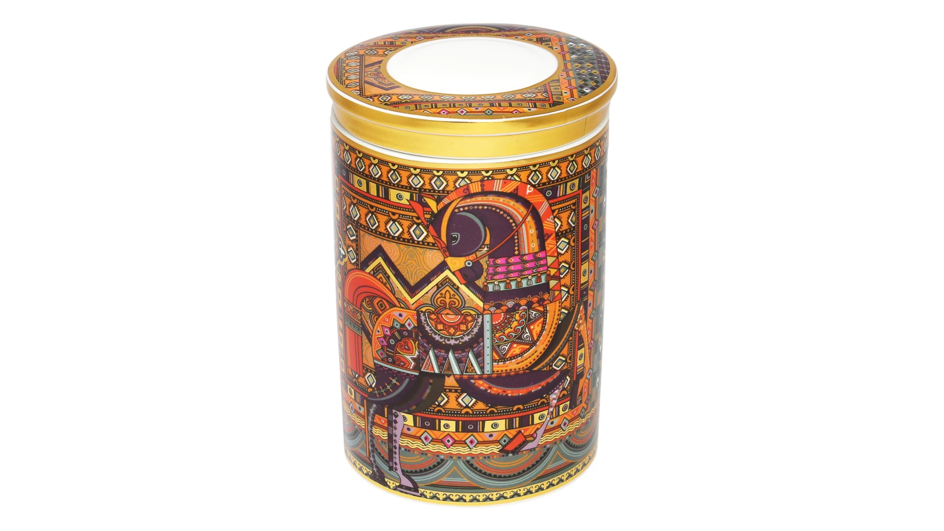 Банка для хранения Empire Сивка-Бурка 11х11х17 см, фарфор твердый, п/к