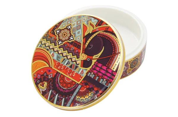 Шкатулка Empire Сивка-Бурка 12х12х4 см, фарфор твердый, п/к