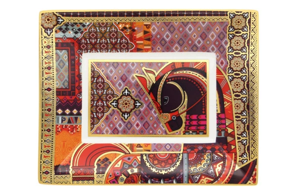 Блюдо прямоугольное Empire Сивка-Бурка 22 см, фарфор твердый, п/к