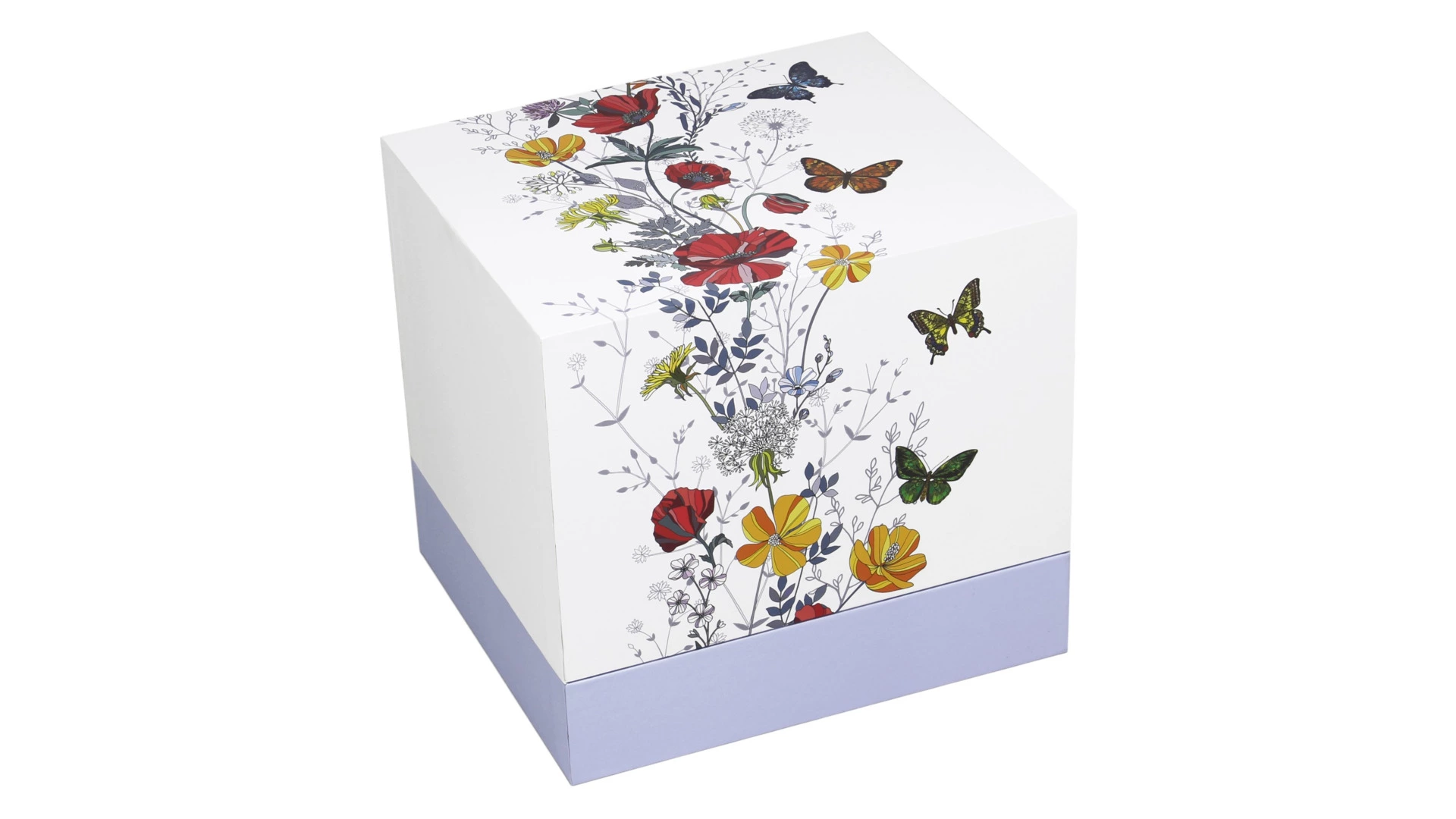 Шкатулка Empire Бабочки 20х20х20 см, лакированное дерево, п/к