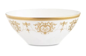 Салатник индивидуальный Narumi Золотая тиара 13 см, фарфор костяной