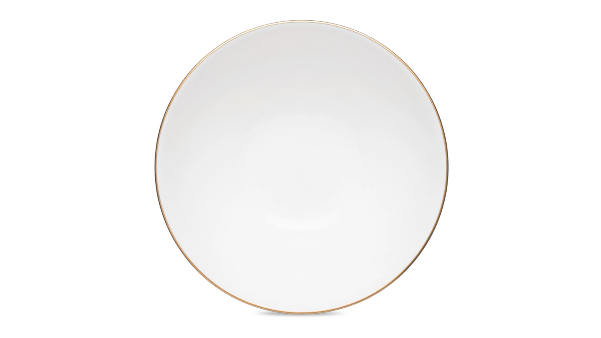 Салатник индивидуальный Narumi Золотая тиара 13 см, фарфор костяной