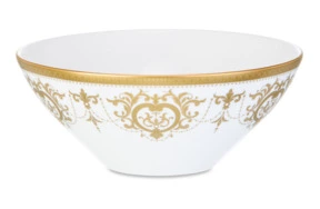 Салатник индивидуальный Narumi Золотая тиара 14 см, фарфор костяной