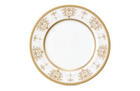 Тарелка пирожковая Narumi Золотая тиара 16,7 см, фарфор костяной