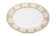 Блюдо овальное Narumi Золотая тиара 43х31,5 см, фарфор костяной