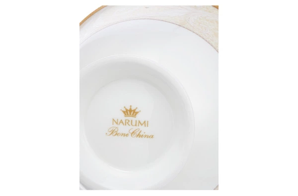 Сахарница Narumi Золотой ноктюрн 300 мл, фарфор костяной