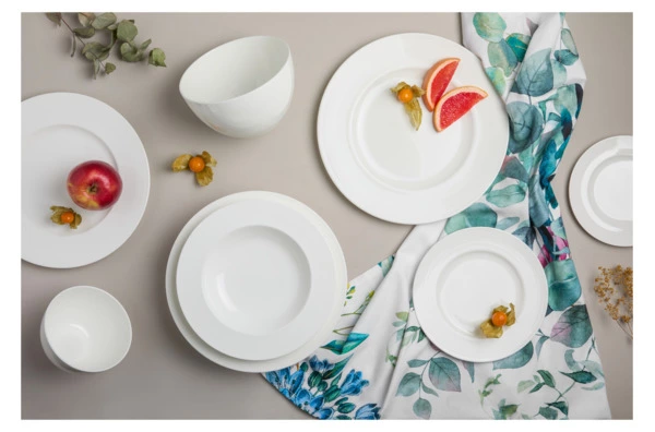 Салатник порционный Narumi Терраса, рельеф 13 см, фарфор костяной