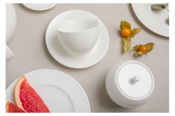 Чайник Narumi Терраса, рельеф 1,18 л, фарфор костяной