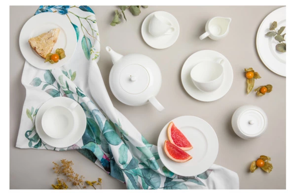 Чайник Narumi Терраса, рельеф 1,18 л, фарфор костяной