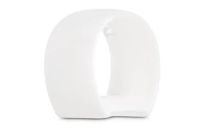 Кольцо для салфетки Narumi Белый декор 4,8х2,4х4,2 см, фарфор костяной