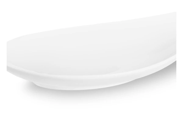 Подставка двойная под ложки Narumi Белый декор 32,5х14х3,5 см, фарфор костяной