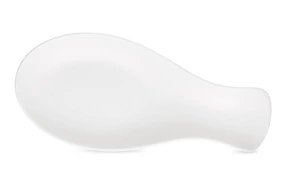 Подставка для ложки Narumi Белый декор 25х11х3,5 см, фарфор костяной