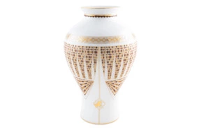 Ваза Haviland Королевская кавалерия 35 см, фарфор, золотой кант