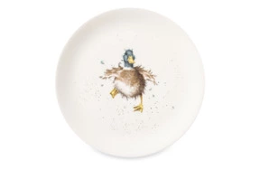 Тарелка закусочная Royal Worcester Забавная фауна Утенок 20 см, фарфор костяной