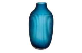 Ваза Decor de table Дальян 29 см, стекло, синяя