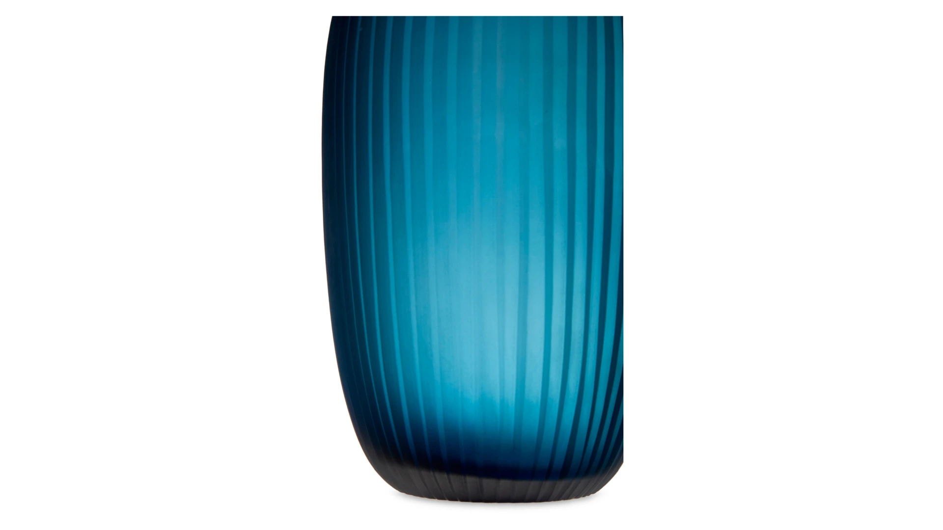 Ваза Decor de table Дальян 29 см, стекло, синяя