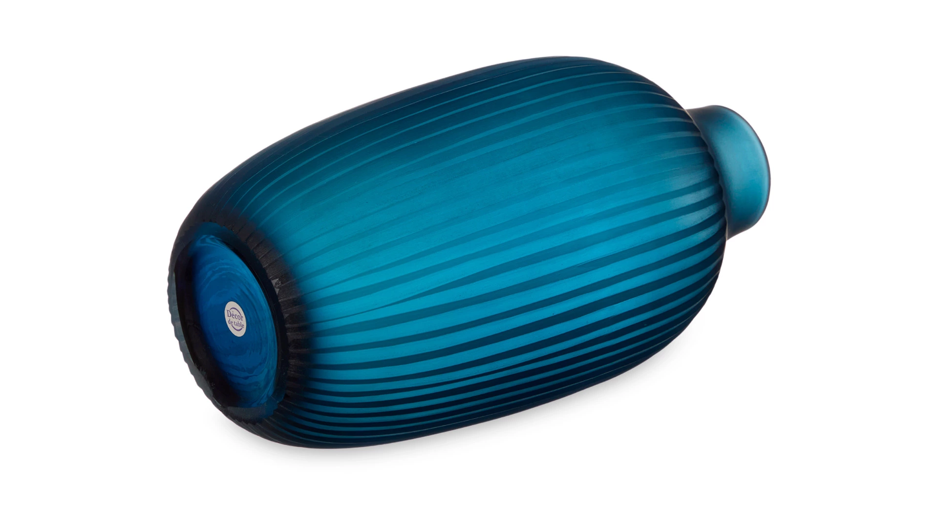 Ваза Decor de table Дальян 29 см, стекло, синяя