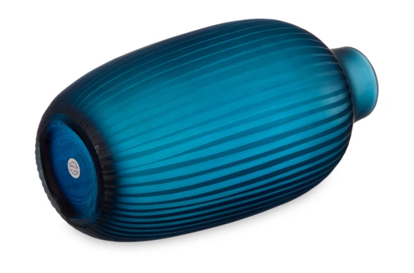 Ваза Decor de table Дальян 29 см, стекло, синяя