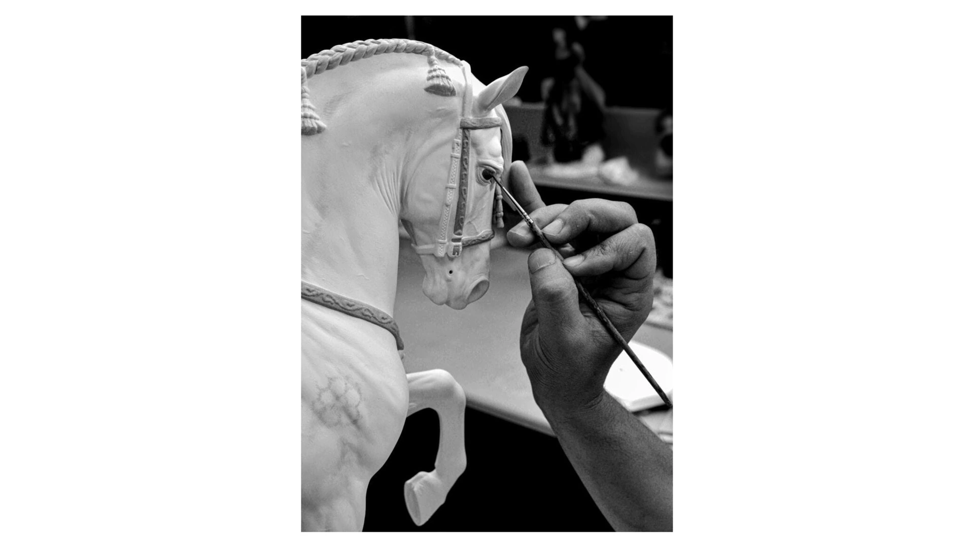 Фигурка Lladro Испанская чистокровная 50х44 см, фарфор, лимитированный выпуск