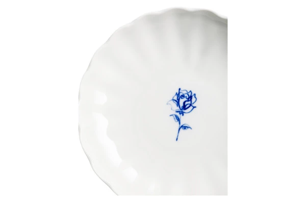 Сухарница Тюльпан Графические рисунки 21,5 см, фарфор твердый