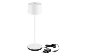 Светильник настольный  Zafferano Olivia pro LED 2700-3000K, 2,2Вт, белый матовый