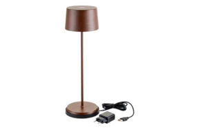 Светильник настольный  Zafferano Olivia pro LED 2700-3000K, 2,2Вт, коричневый