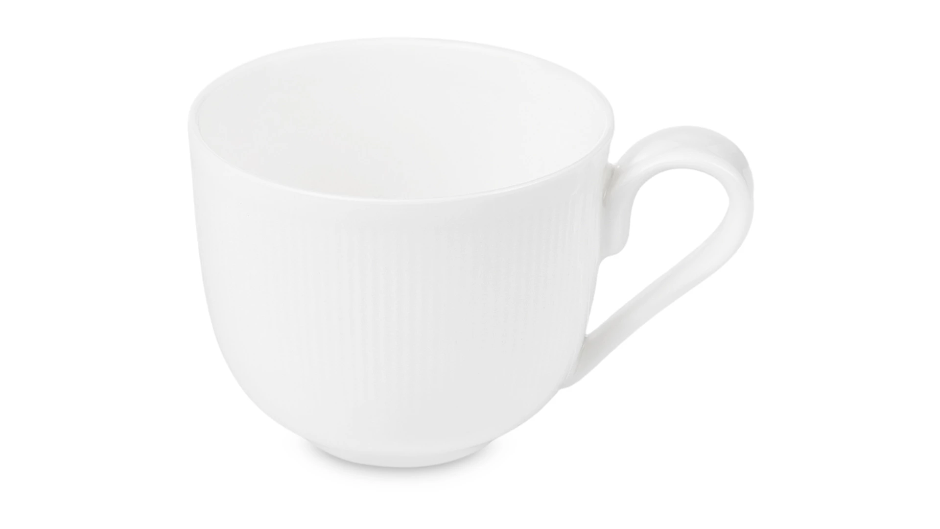 Сервиз чайный Decor de table Плиссе на 6 персон 20 предметов, фарфор костяной, п/к