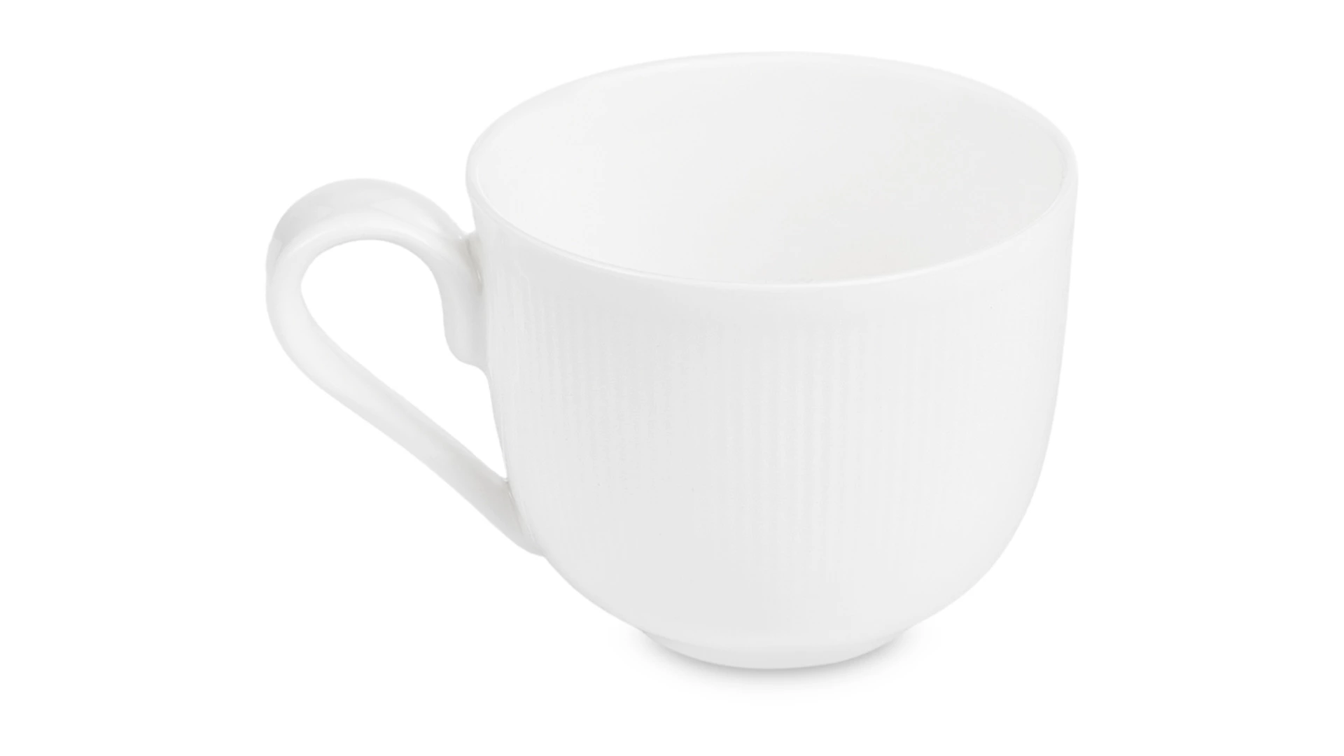 Сервиз чайный Decor de table Плиссе на 6 персон 20 предметов, фарфор костяной, п/к