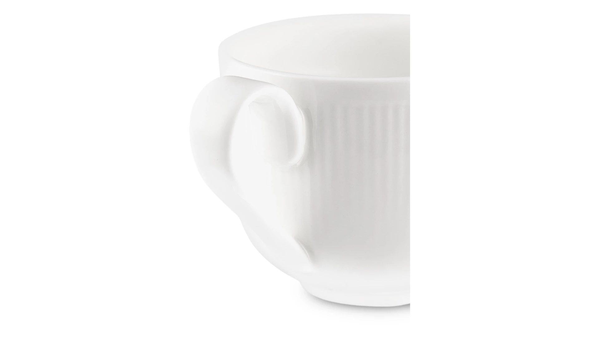 Сервиз чайный Decor de table Плиссе на 6 персон 20 предметов, фарфор костяной, п/к