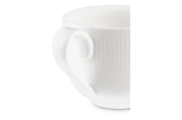 Сервиз чайный Decor de table Плиссе на 6 персон 20 предметов, фарфор костяной, п/к