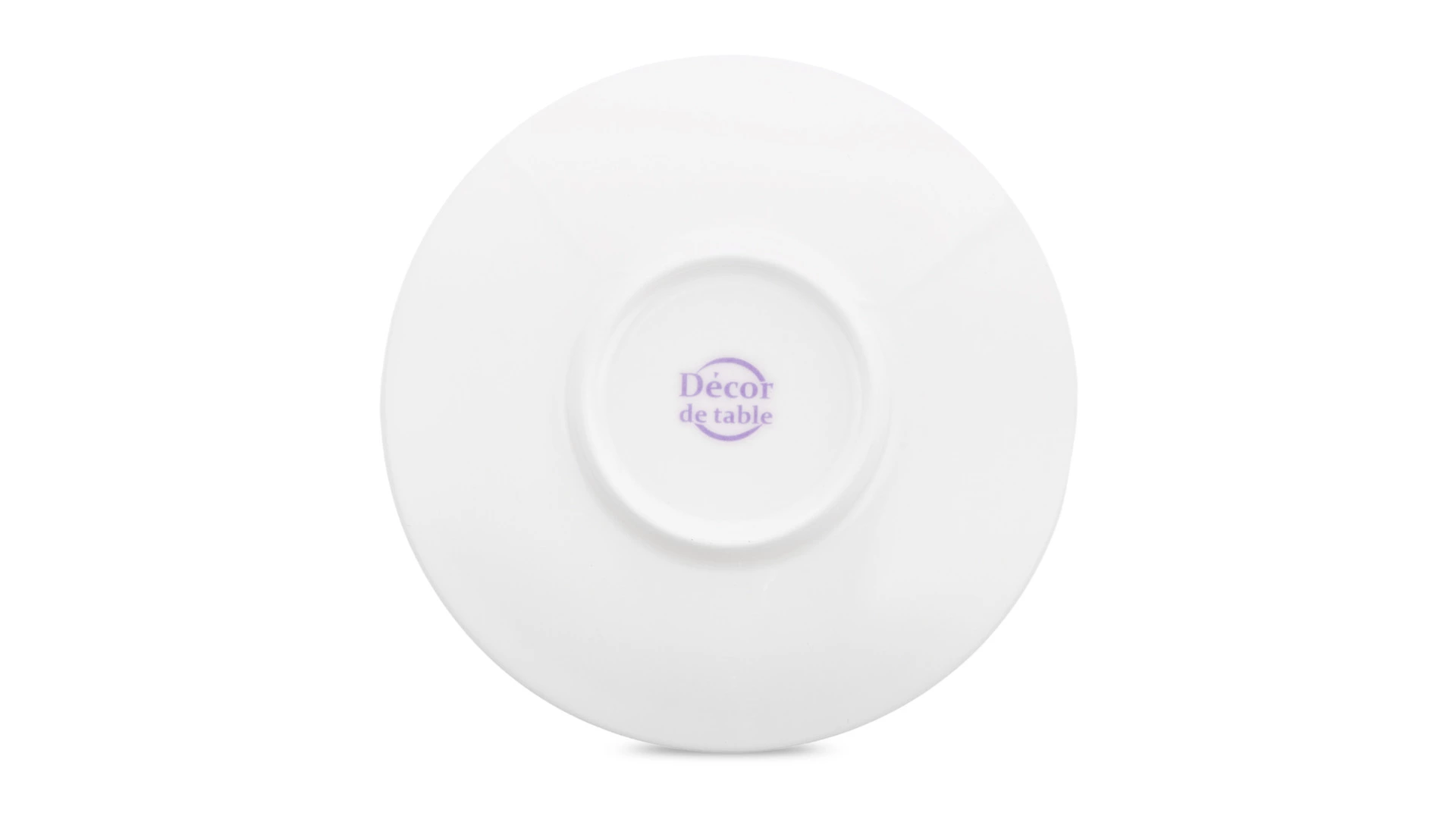 Сервиз чайный Decor de table Плиссе на 6 персон 20 предметов, фарфор костяной, п/к