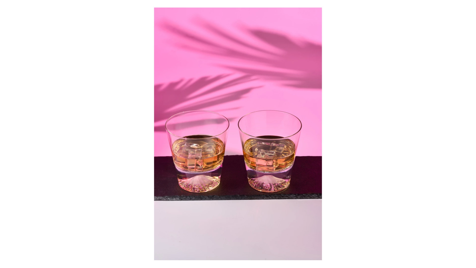 Стакан Tajima Glass Гора Фудзи 270 мл, стекло, деревянная коробка