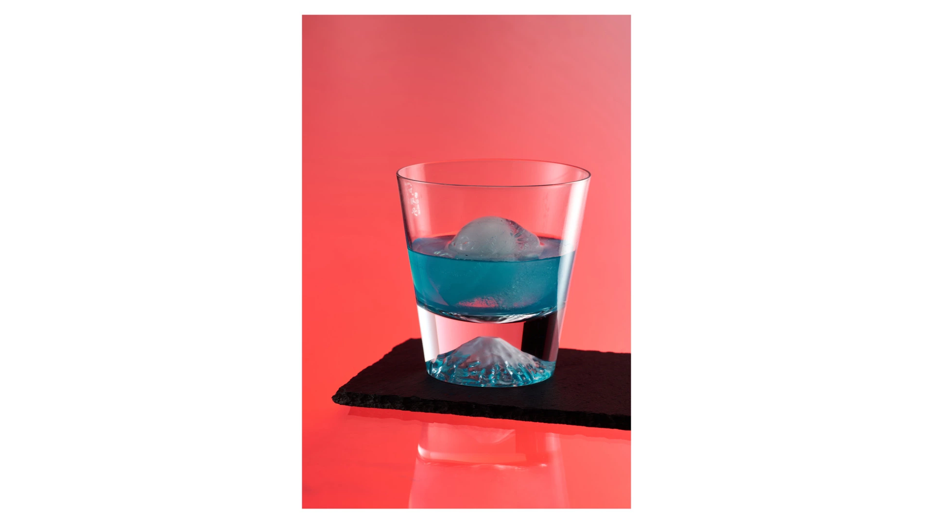 Стакан Tajima Glass Гора Фудзи 270 мл, стекло, деревянная коробка