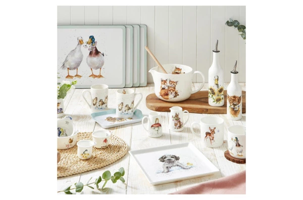 Кружка Royal Worcester Забавная фауна Пес Сладок сон трудящегося 310 мл, фарфор костяной