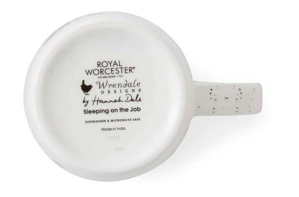 Кружка Royal Worcester Забавная фауна Пес Сладок сон трудящегося 310 мл, фарфор костяной