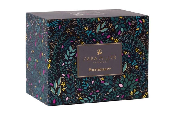 Кружка Portmeirion Сара Миллер Райская птичка-колибри 340 мл, фарфор, темно-синяя