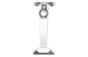Подсвечник Decor de table Хрустальное вдохновение 9х9х21,5 см, хрусталь бессвинцовый, п/к