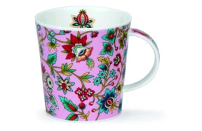 Кружка для чая и кофе Dunoon Индийский Розовый Ломонд 320 мл, фарфор костяной