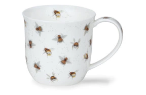 Кружка Dunoon Пчелы Камбрей 450 мл, фарфор костяной
