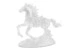 Фигурка Decor de Table Pate de Verre Cristal Лошадка 15х14 см, белая, хрустальное тесто, п/к
