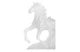 Фигурка Decor de Table Pate de Verre Cristal Лошадка 15х14 см, белая, хрустальное тесто, п/к