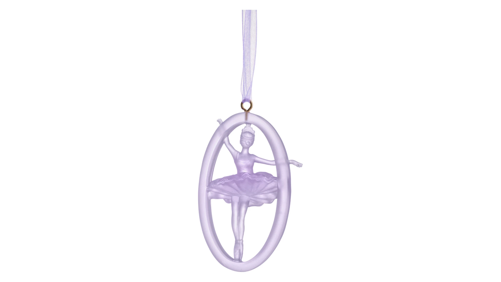 Подвеска декоративная Decor de Table Pate de Verre Cristal Балерина 8 см, хрустальное тесто, п/к