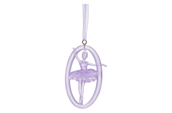 Подвеска декоративная Decor de Table Pate de Verre Cristal Балерина 8 см, хрустальное тесто, п/к