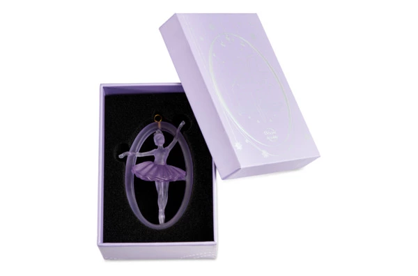 Подвеска декоративная Decor de Table Pate de Verre Cristal Балерина 8 см, хрустальное тесто, п/к