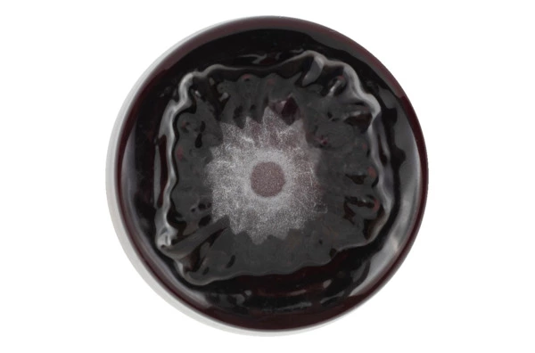 Рюмка Tajima Glass Фудзи с позолотой 85 мл, стекло, медно-красная, деревянная коробка