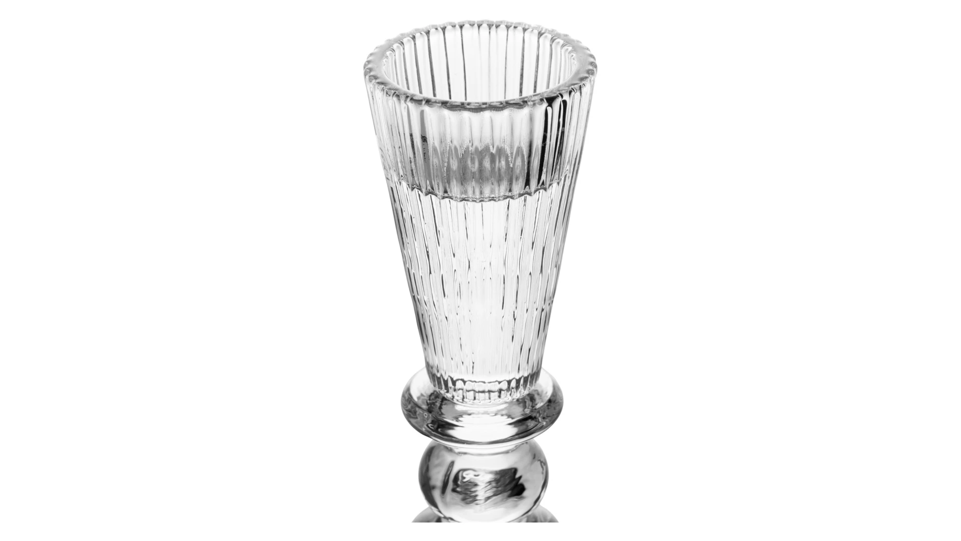 Подсвечник Decor de Table Корнет 23,7 см, стекло